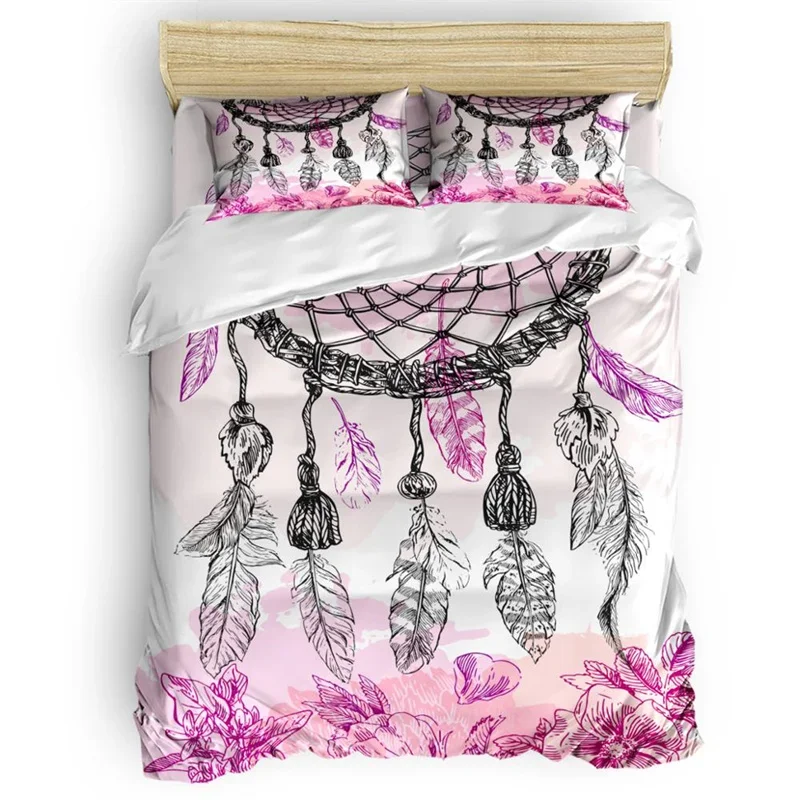 

Amazing Theme Bedding Set Sacred Geometry Themed Bedding Set Various Shapes Chakra Zen Comforter Cover Dream Catcher Pillowcases