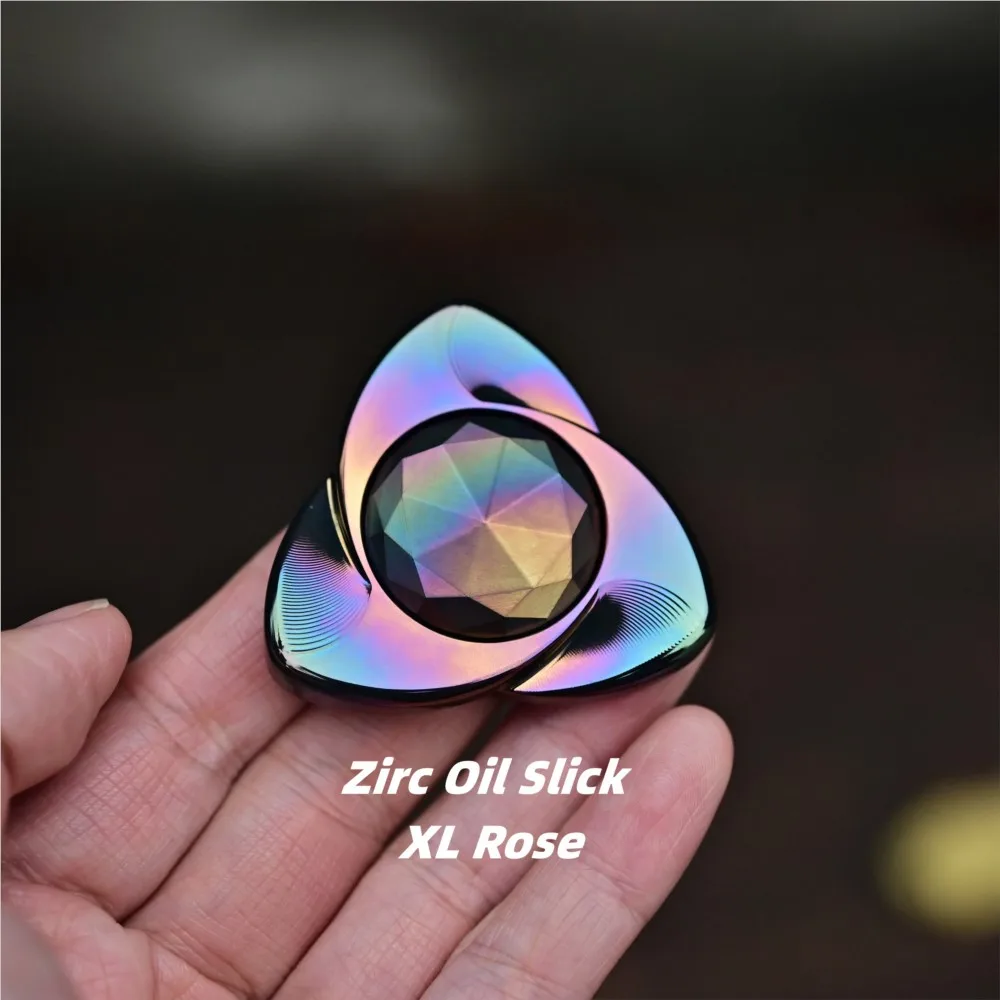 Kinetics Asia Pacifi EDC Rose XL Fidget Spinner Stressabbau-Spielzeug Original Design Angstlinderung Gadgets Fidget Toys Erwachsene