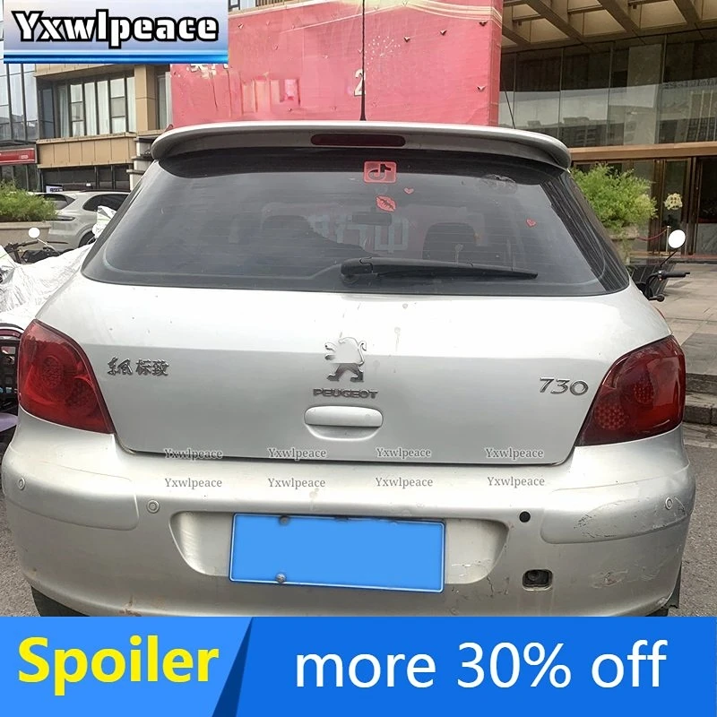 

For Peugeot 307 Roof Spoiler 2006 2007 2008 2009 2010 2011 2012 High Quality ABS Plastic Unpainted Color Rear Trunk Lip Wing