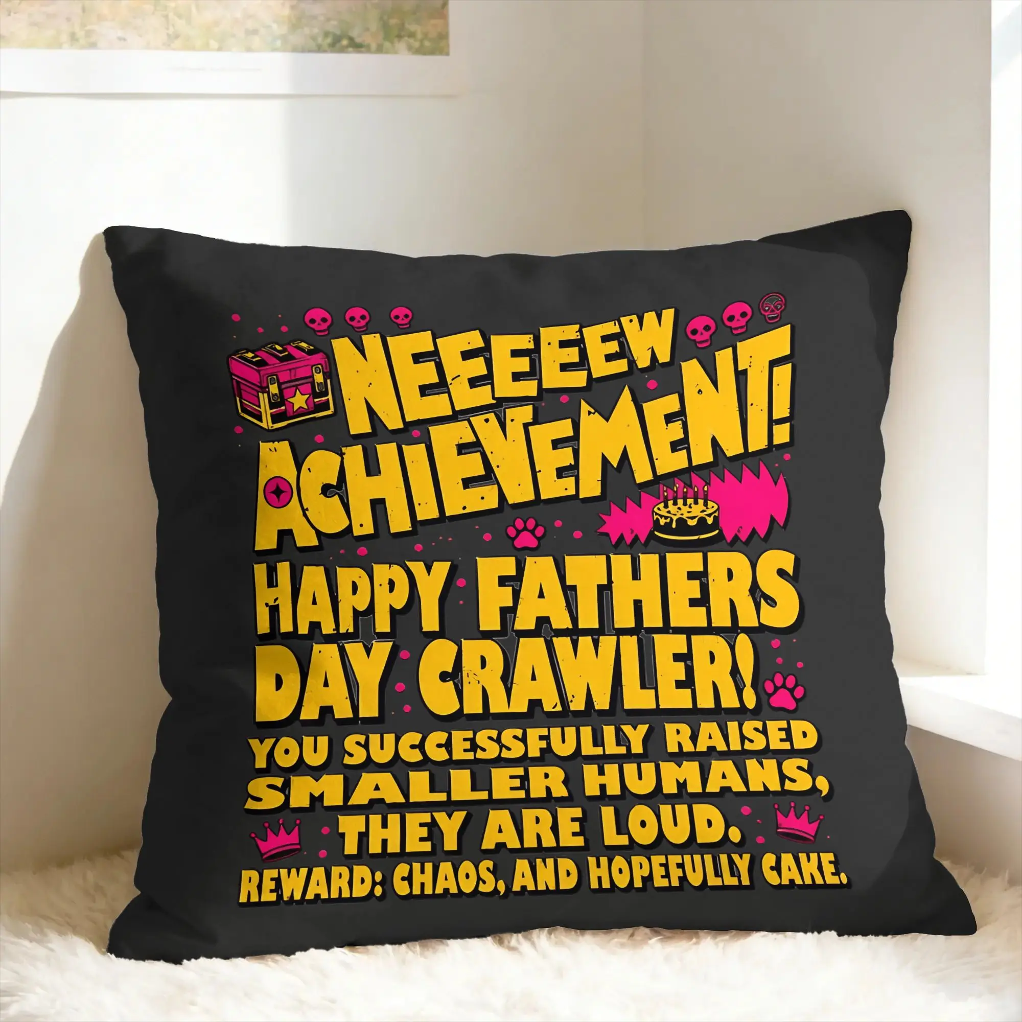 Pillow Case Dungeon Crawler Carl New Achievement Design  Pillow Cover For Sofa Car Home Decor Cute Funny Pillowcases