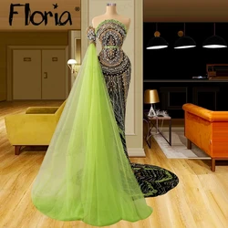 Saudi Arabia Aibye Luxury Celebrity Gown Evening Dress Couture Heavy Handmade Wedding Party Gowns вечернее платье Custom Made