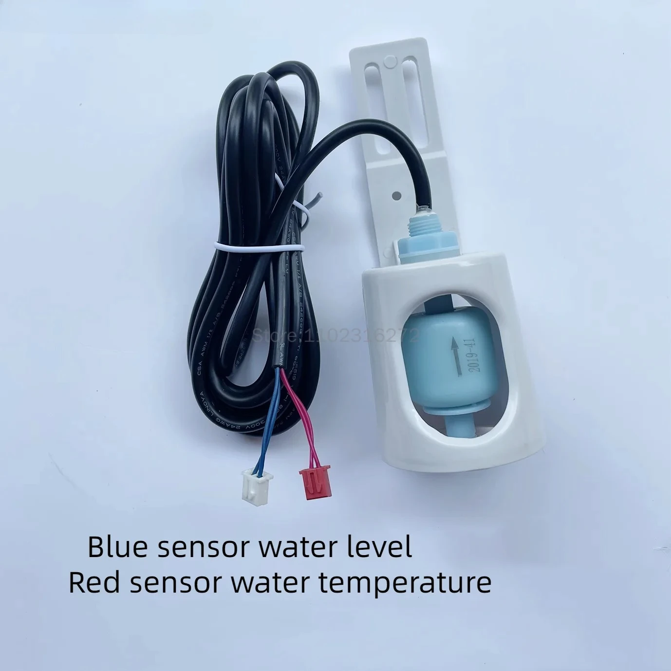 Ice MakerFloat Valve Water Level Control Switch Water Level Sensor Ice Thickness and Water Temperature Detector 4-wire Dual Plug
