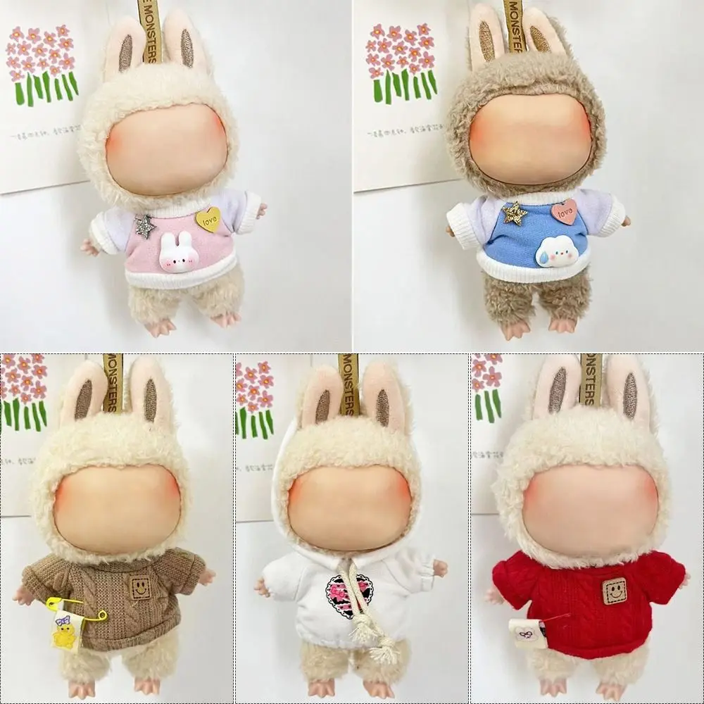 Labubu Time To Chill Filled Doll Clothes Cos Gift DIY Labubu Clothes Handmade for Macaron Labubu Sweater Only Selling Clothes