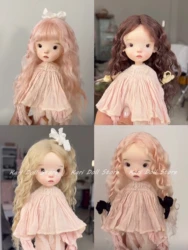 2026 Kari Doll Natural mohair curly wigs for Landazz Landoudou Doll 16cm head circumference