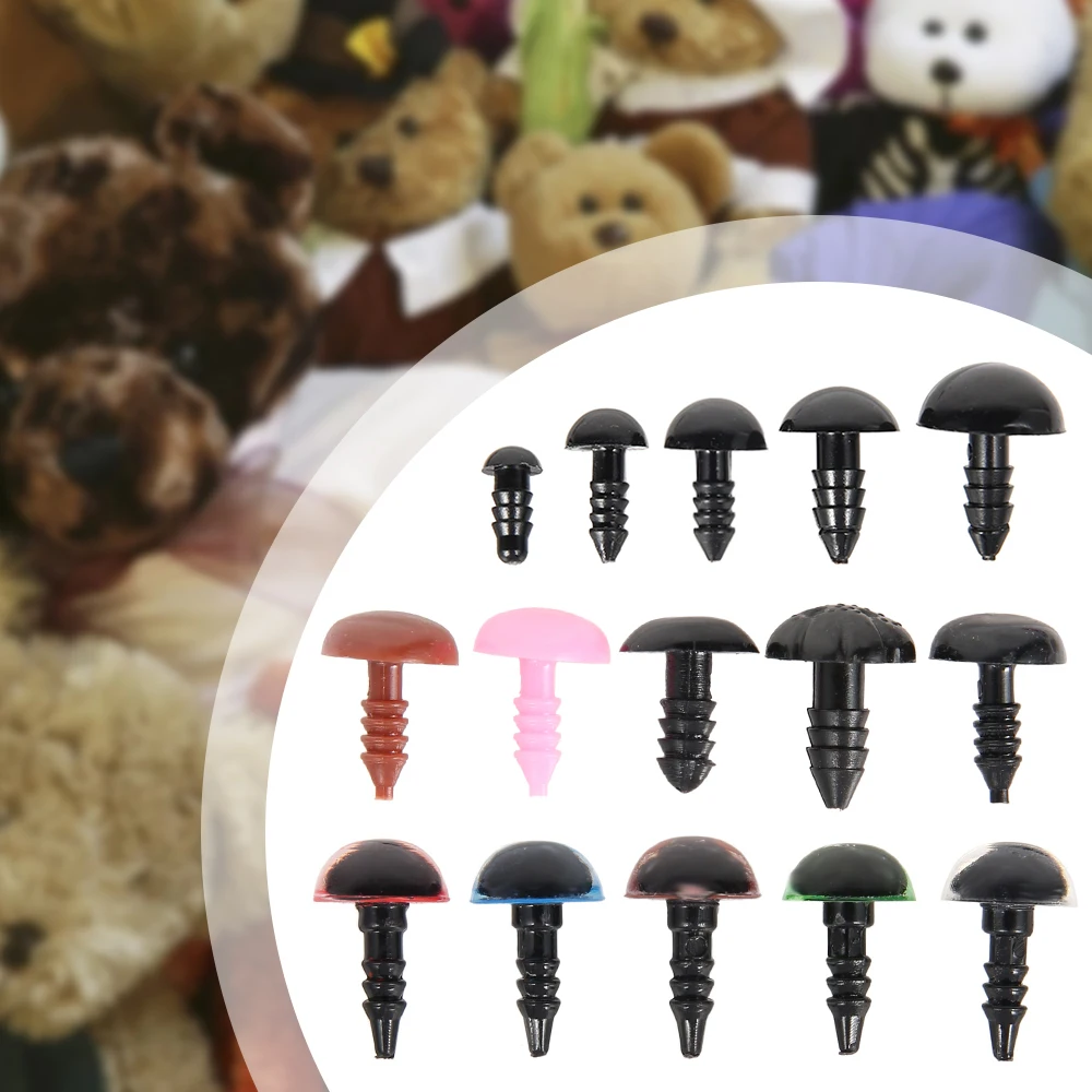 Plastic Safety Eyes and Noses For Toys Doll Crafts Teddy Bear Dolls Soft Crochet Toy Making Stuffed Animal Amigurumi Accessories