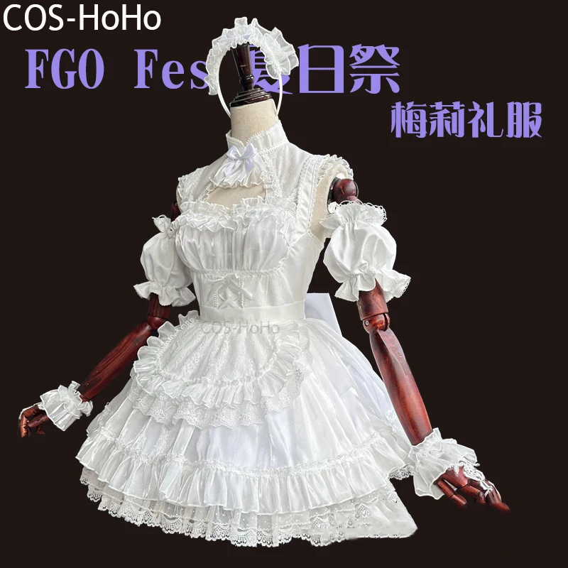 

COS-HoHo Anime Fate/Grand Order FGO Melly Game Suit Elegant Dress Cosplay Costume Halloween Party Role Play Outfit Women