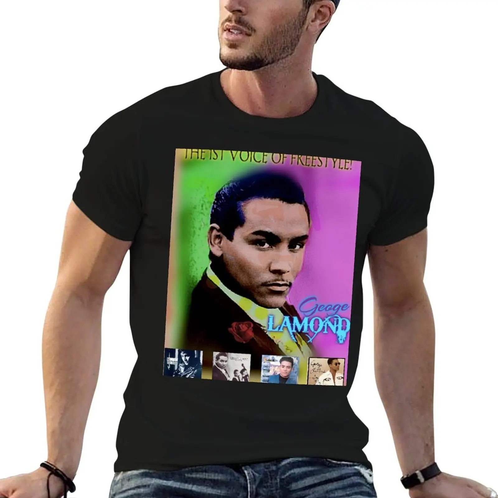 

shirt LATIN T-Shirt t FREESTLE man for printed t man shirts GEORGE summer LaMOND