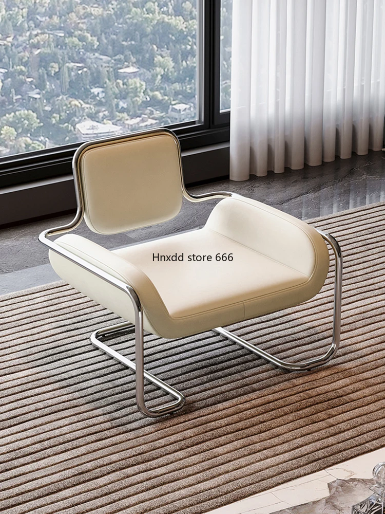 Convex light luxury minimalist living room reception leisure single sofa chair