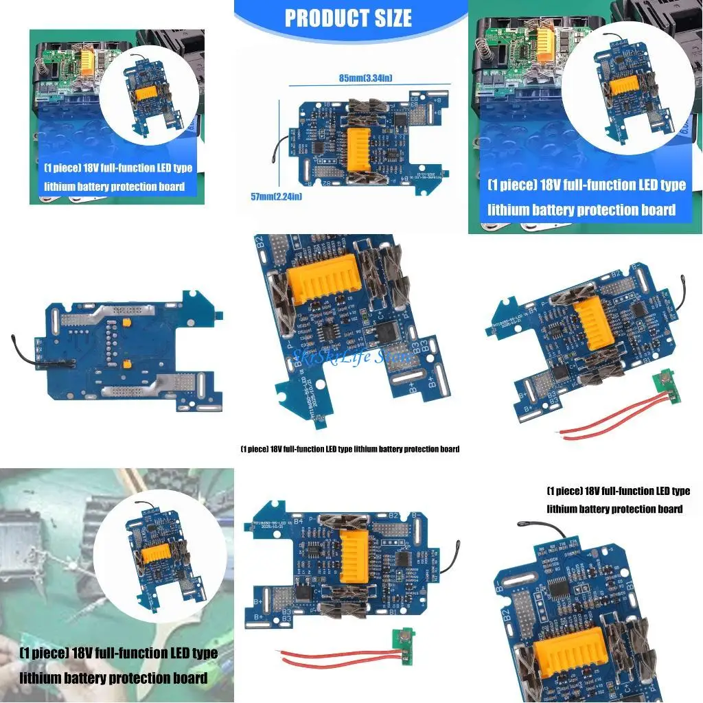 

E65E Professional 18V Battery Protections Board With Current Regulation For BL1830