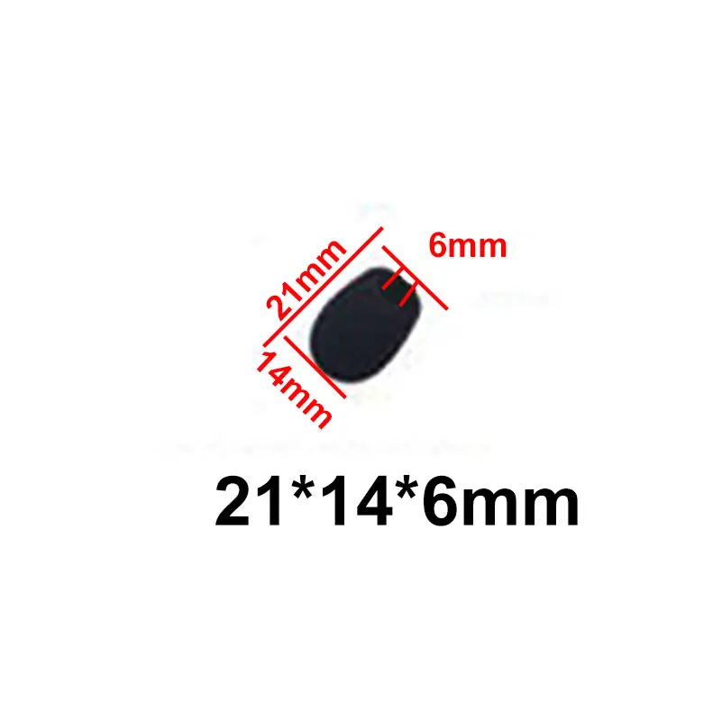 JCD 10 stks Mini Microfoon Foam Covers Mic Protector Covers Vervanging Headset Voorruit Spons Cover Microfoon Cover voor Microfoon