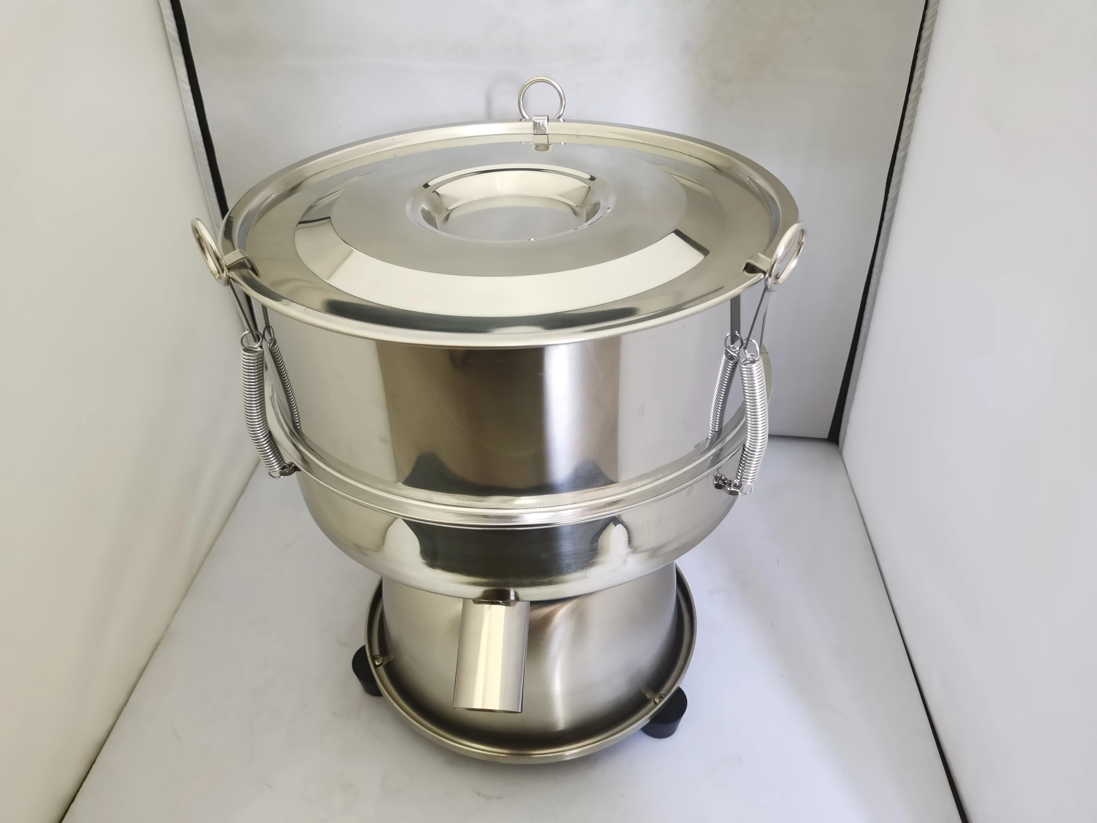 Vibrating screen, sieve powder machine,  stainless steel small electric sieve filter,medicine powder Vibration screening machine