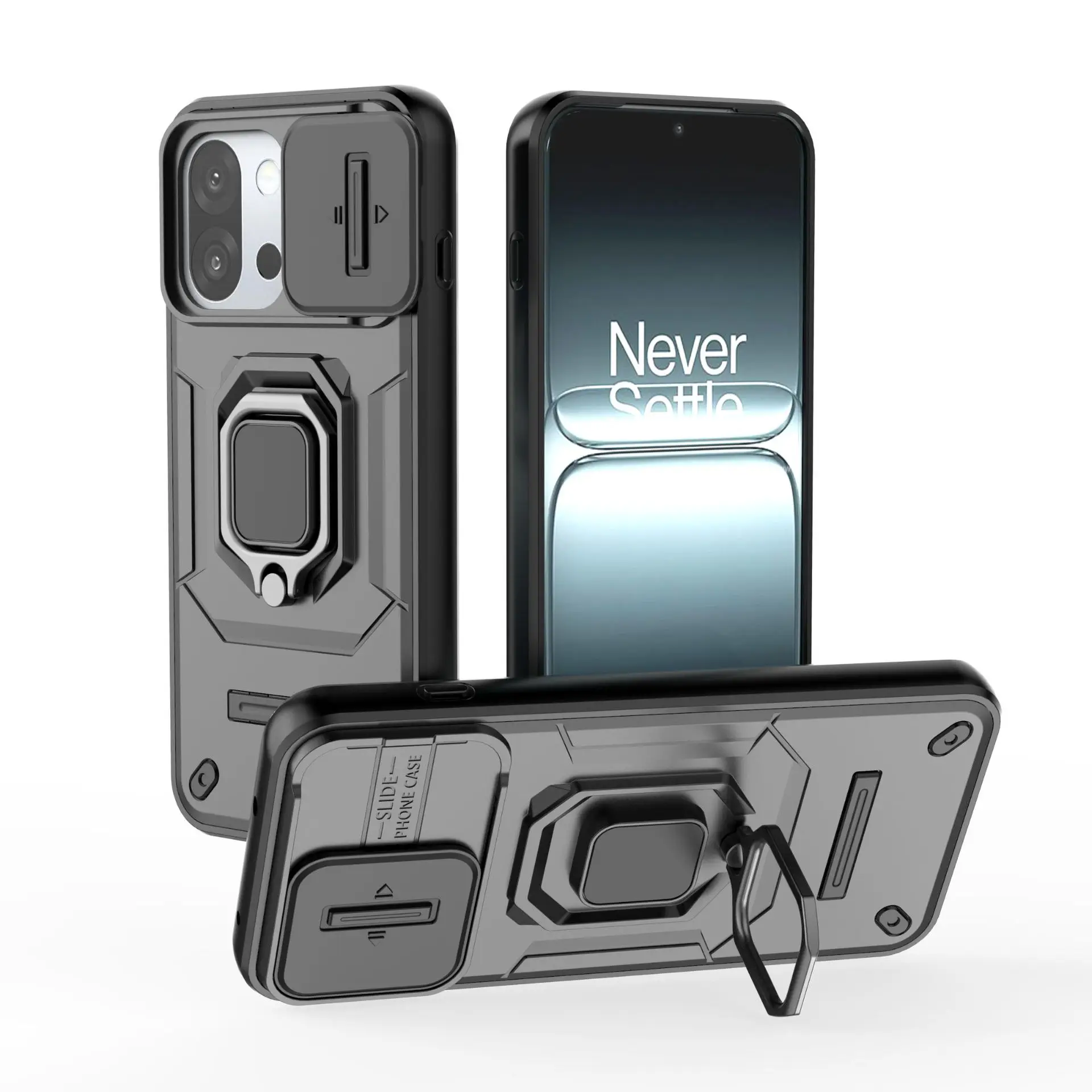 Heavy Duty Armor Case For Oneplus 15 13 13t 12 11 12r 13r Cover Kickstand Holder Phone Bag