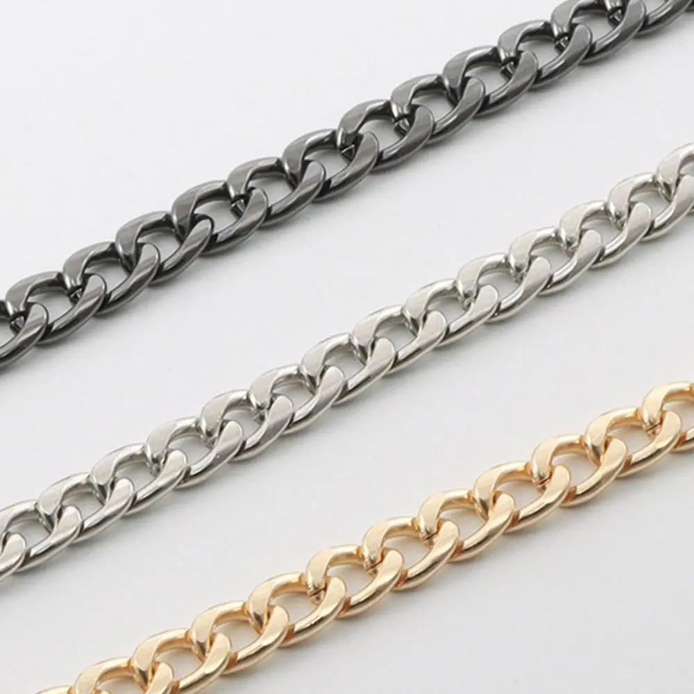 Fashion 120cm Bag Chains Replacement Metal Alloy Handbag Handle Chain Purse Chain Belt