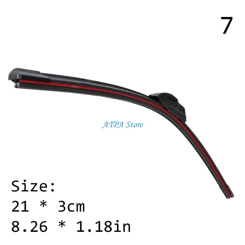 

U13C Easy Installation Car Windshield Wipers Universal Windscreen Front Wiper