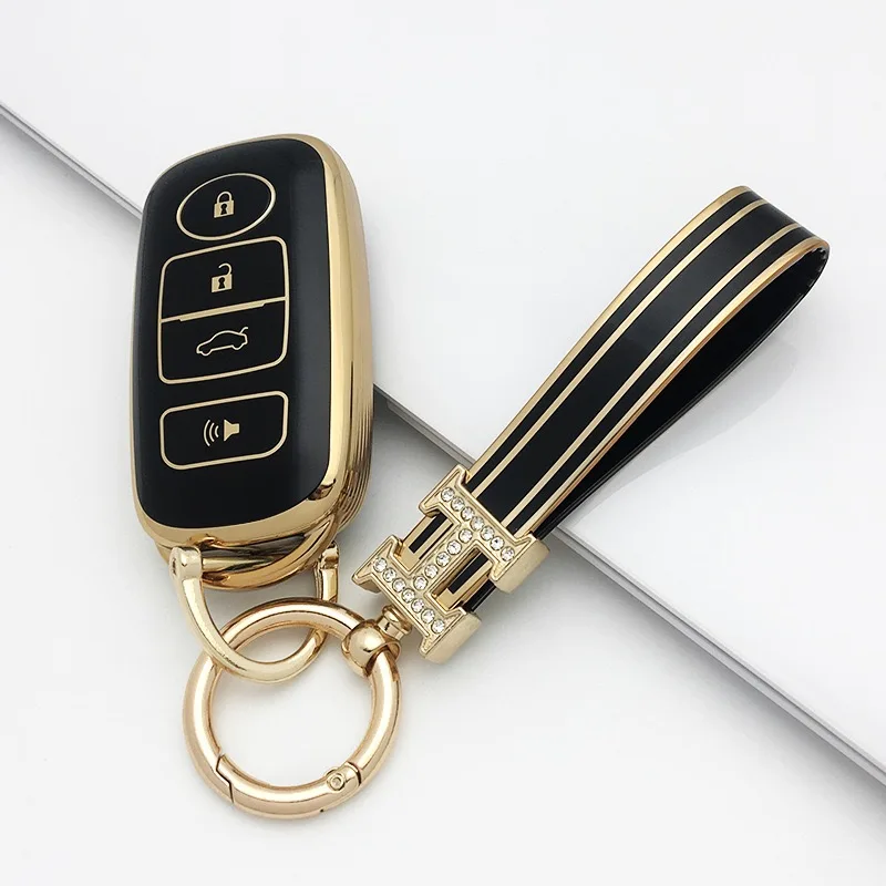 for North Deer Toyota Yaris TOYOTA car remote key protection case AVANZA Car Key Fashion Soft TPU Car Key Key Case Cover