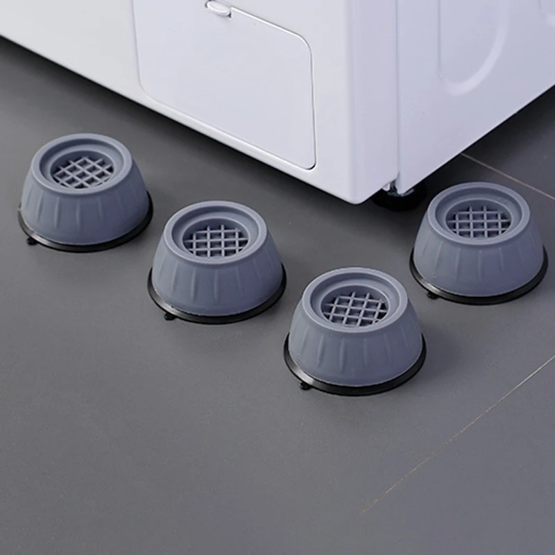 4Pcs Anti Slip Washing Machine Feet Mats Refrigerator Dryer Anti Vibration Pads Universal Washer Pad Home Appliance