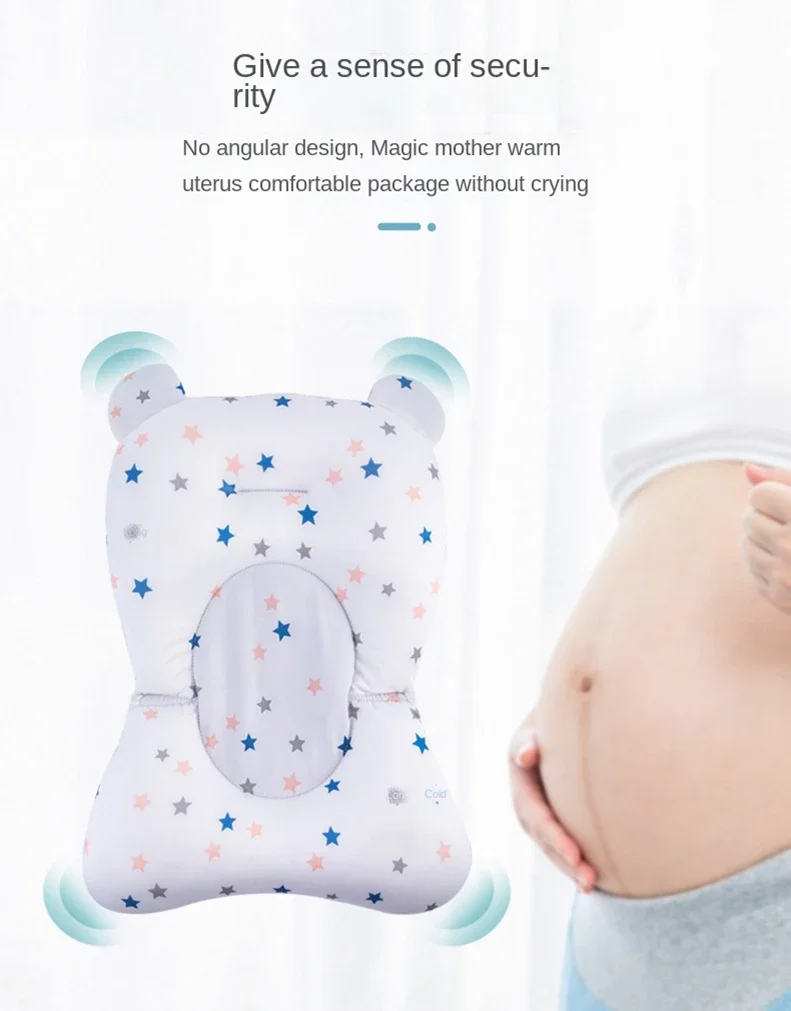 Baby Badewanne Pad Einstellbare Bad Unterstützung Sitz Matte Dusche Kissen Neugeborenen Faltbare Baby Bad Sitz Schwimmende Sicherheit Wasser Pad – Detail 7
