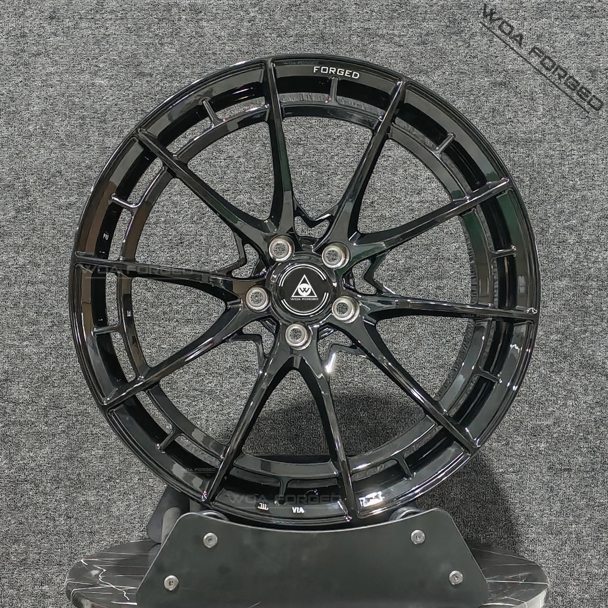 تخصيص 6061T6 WOAFORGED VS-5RS عجلات مزورة 18-22 بوصة سيارة الركاب طبق عميق كروم مصقول Beadlock التحديثية/ترقية