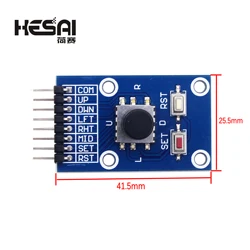 Five Direction Navigation Button Module MCU AVR Game 5D Rocker Joystick Independent Keyboard for Arduino Joystick Module