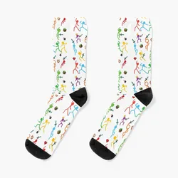 Chaussettes de personnages de dessins animés pour hommes et femmes, pack Alan Becker, chaussettes de Noël pour dames