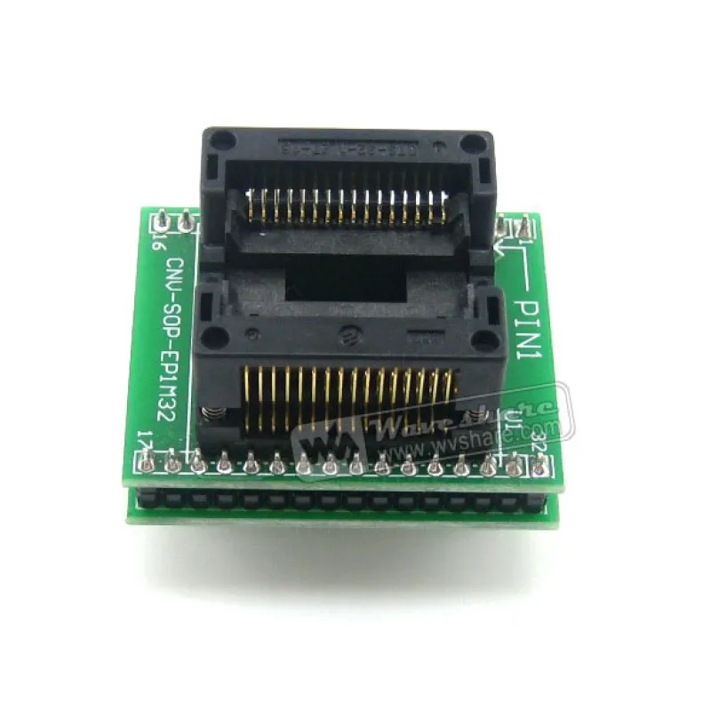 

Makerseek SOP32 TO DIP32 (B) SKU 3802 Waveshare SOP32 TO DIP32 B , Programmer Adapter,