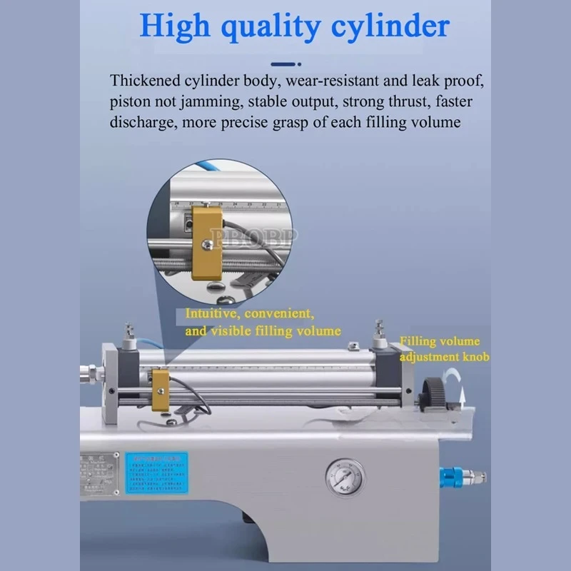 10-100ML Semi Automatic Piston Paste Filling Machine Pneumatic Filler for Honey Detergent Soap Ointment Viscous Liquid Packaging