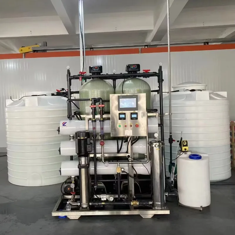New 2 Ton/Hour Single-Stage RO System Electrophoresis Water Purifier 1-Year Warranty for Water Treatment Plant Purification 220V