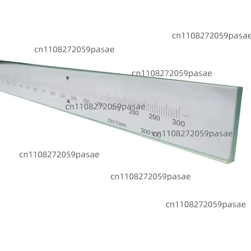 The HCL01-300 Optical Reference Ruler Glass Linear Ruler Is  Recommended for Measuring Tools