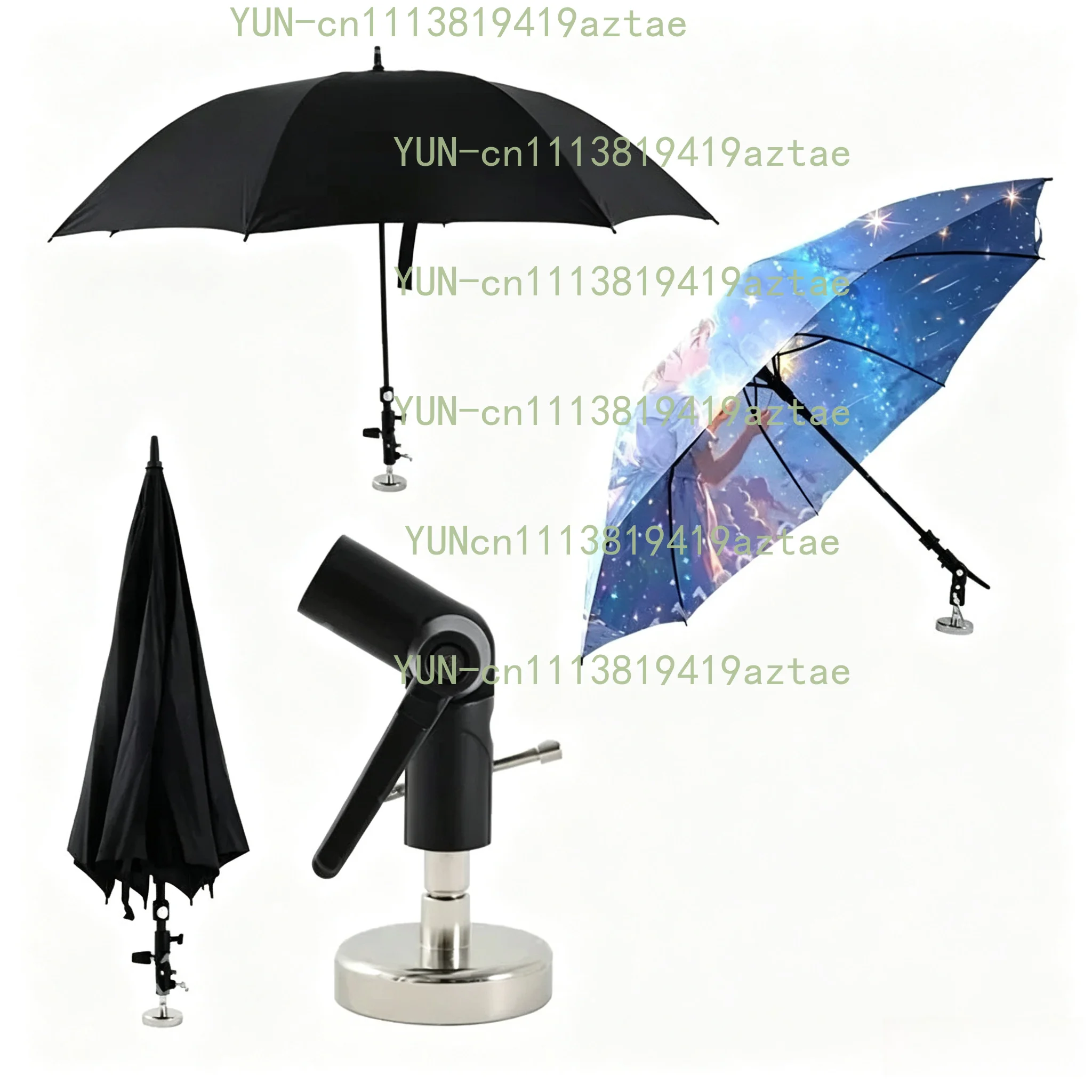 Large durable windproof, outdoor umbrella, with magnetic umbrella stand, straight umbrella