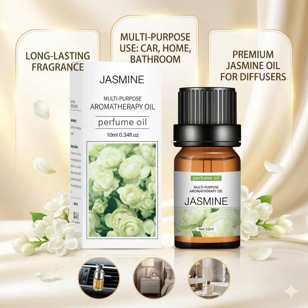 10ml Pure Natural Plant Essential Oil Aromatherapy Oil for Bedroom Bathroom Car Air Freshener Fragrance Oil Aromatic Oil - view 3