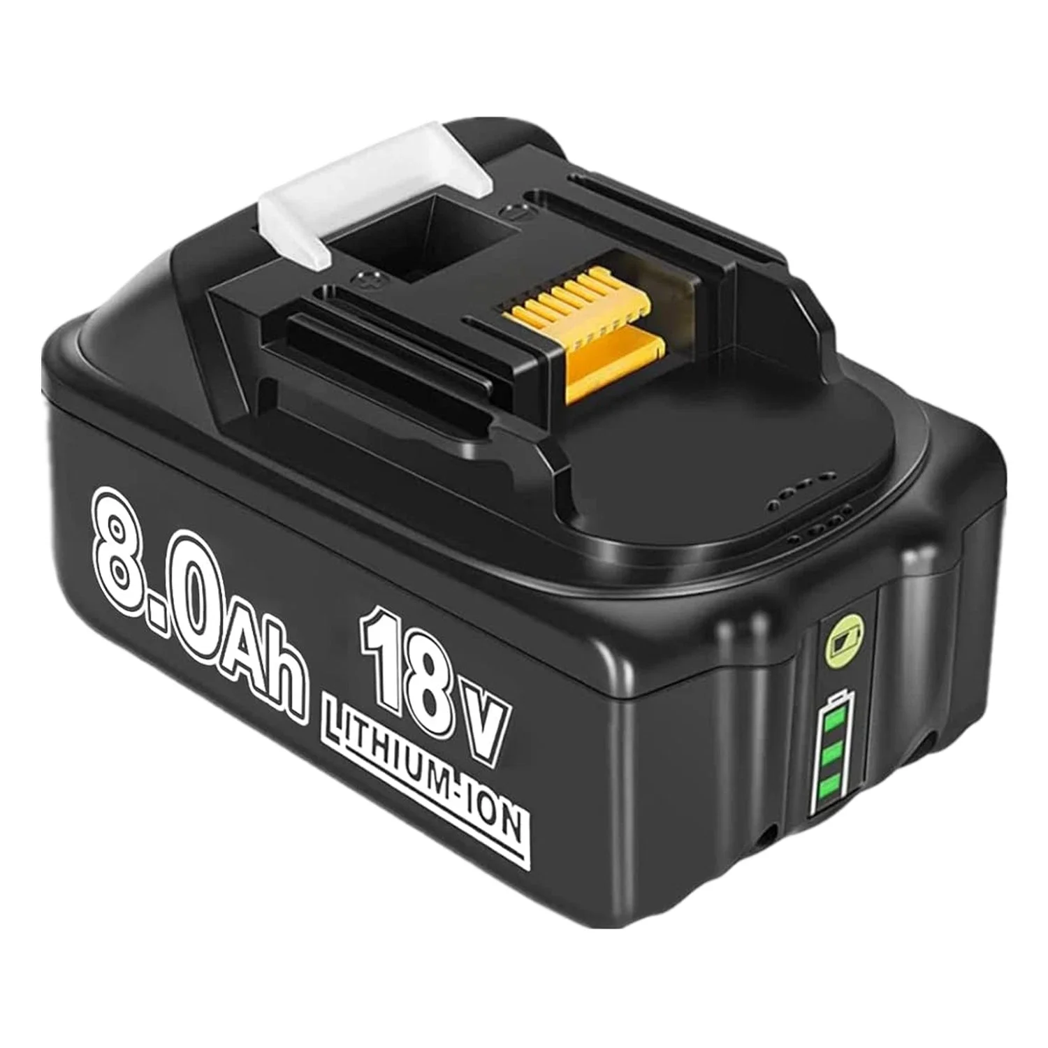 Für Makita BL1830 18V 6,0Ah/8,0Ah Akku mit Ladegerät Wiederaufladbarer Lithium-Ionen-Akku für BL1850 BL1880 BL1860B Elektrowerkzeug-Akku