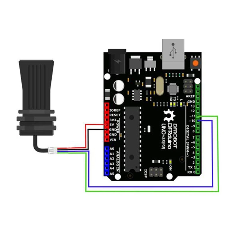 Hochgenauer wasserdichter Ultraschall-Abstands sensor Penetration smog Staub größerer Bereich 7,5 m für Arduino-Sensor