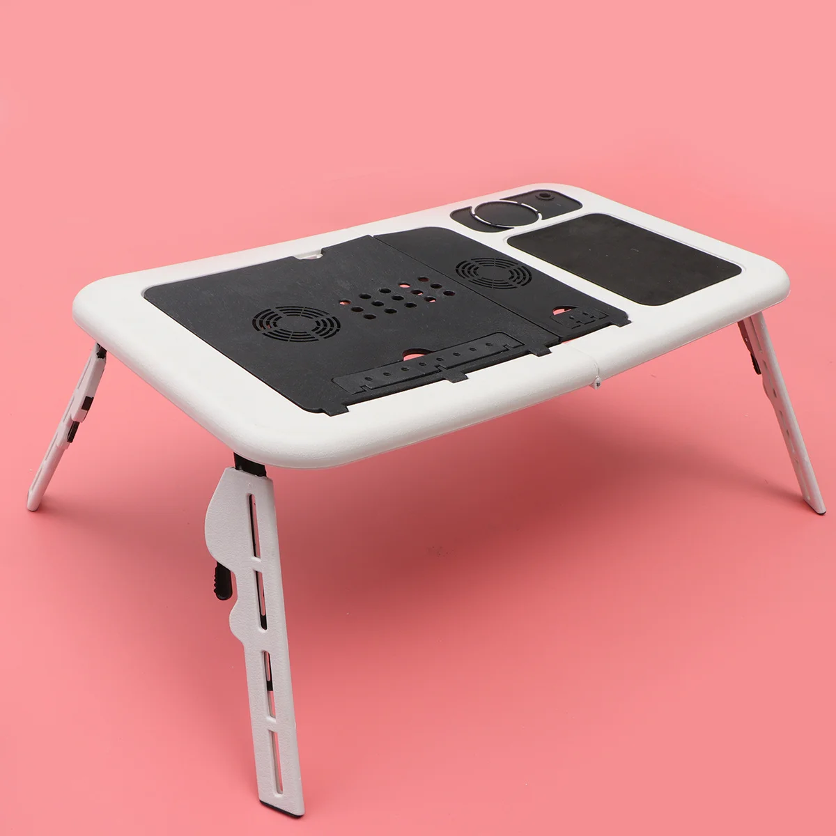 Folding USB Cooling Table Computer Desk Laptop Stand Notebook Desks Multifunction Stands