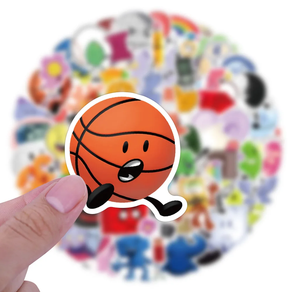 

10/55/110PCS Battle for Dream Island Sticker Cartoon Cute Graffiti Decorative Phone Case Notebook Skateboard Waterproof Decals