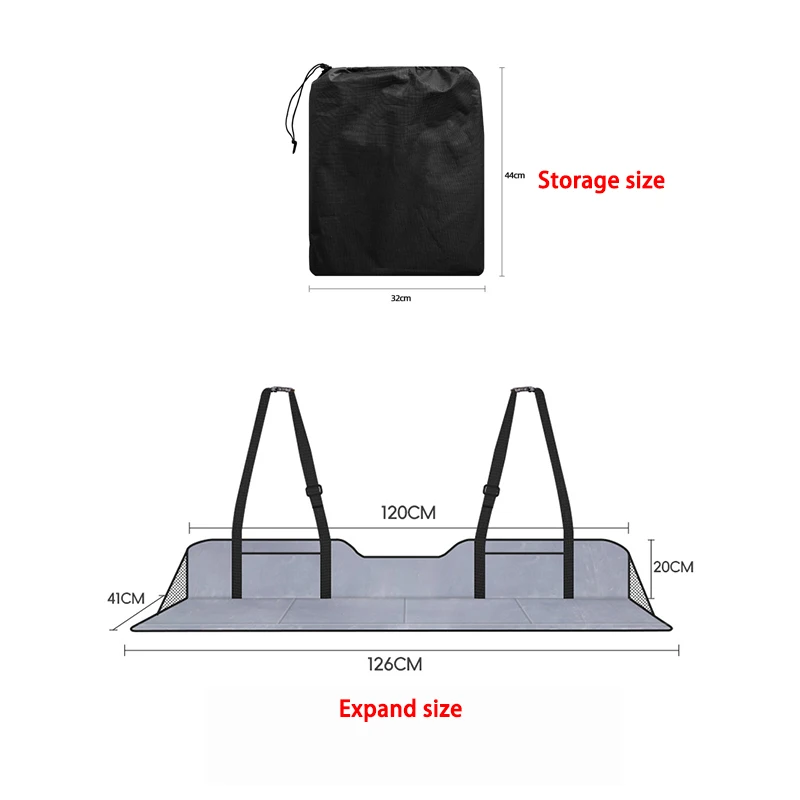 Per Tesla Car Rear Extension Board materasso Car Travel Bed materasso gonfiabile Extension Board sedile posteriore neutro Flat Bracke