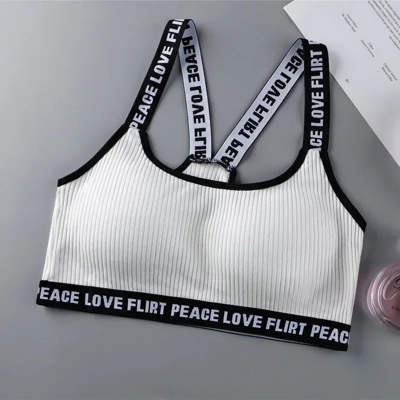 Students\' Gym Women Sports Bra Sports Bras Push Up Sports Bra Underwear Fitness Running Yoga Sport Tops Jogging  Girl