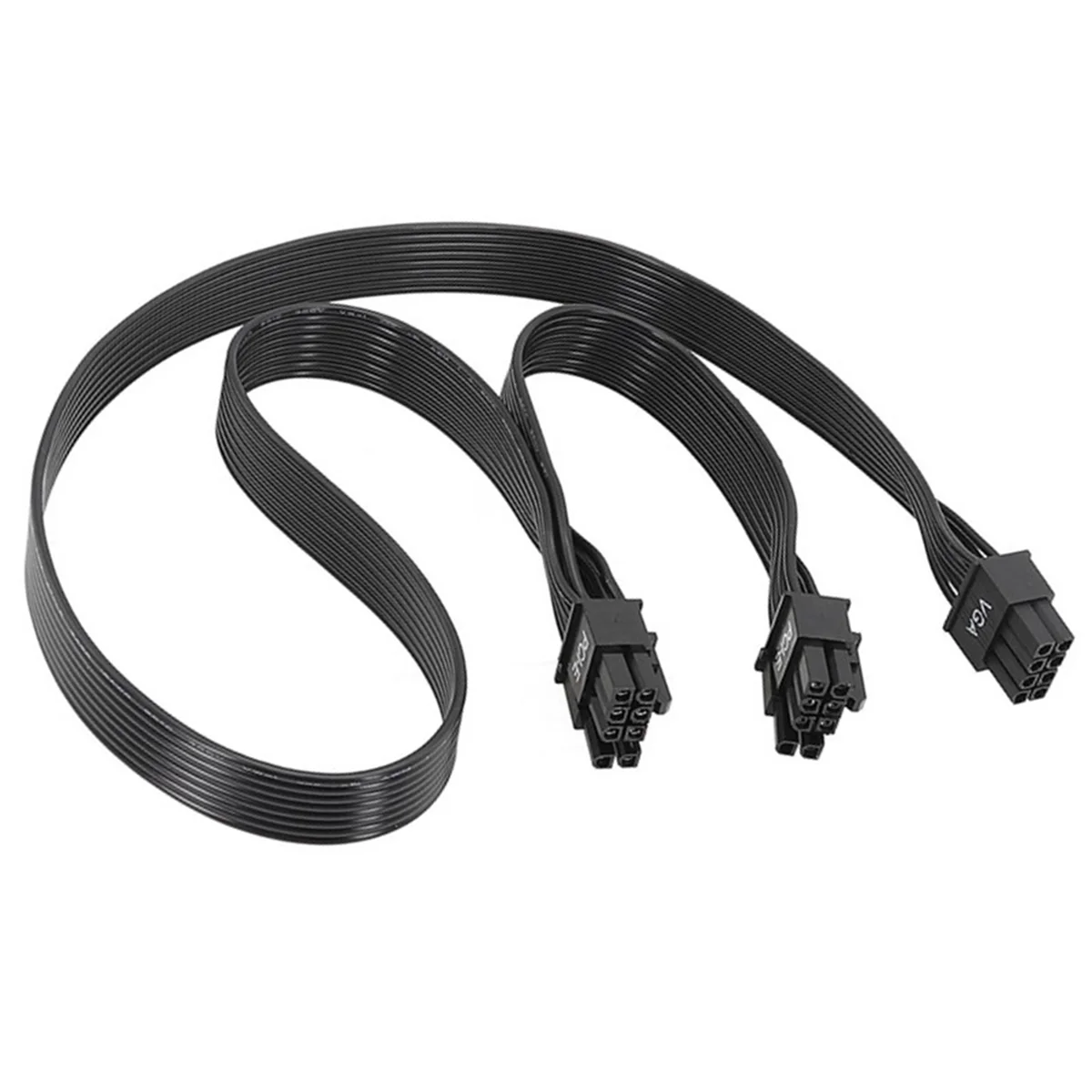 

PSU VGA 8pin Male to Dual PCIe 8 (6+2) Pin Male PCIE GPU Power Cable for EVGA G1 G2 G3 G+ G5 G6 GT GA P2Modular Power