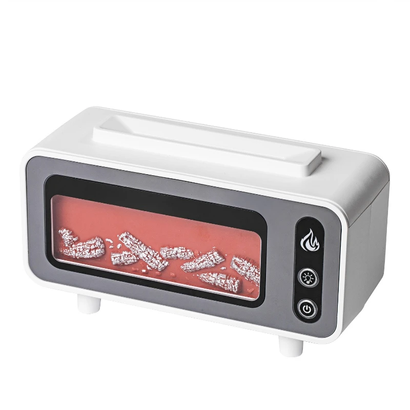 

Fireplace aromatherapy humidifier USB colorful simulated flame aromatherapy machine OEM