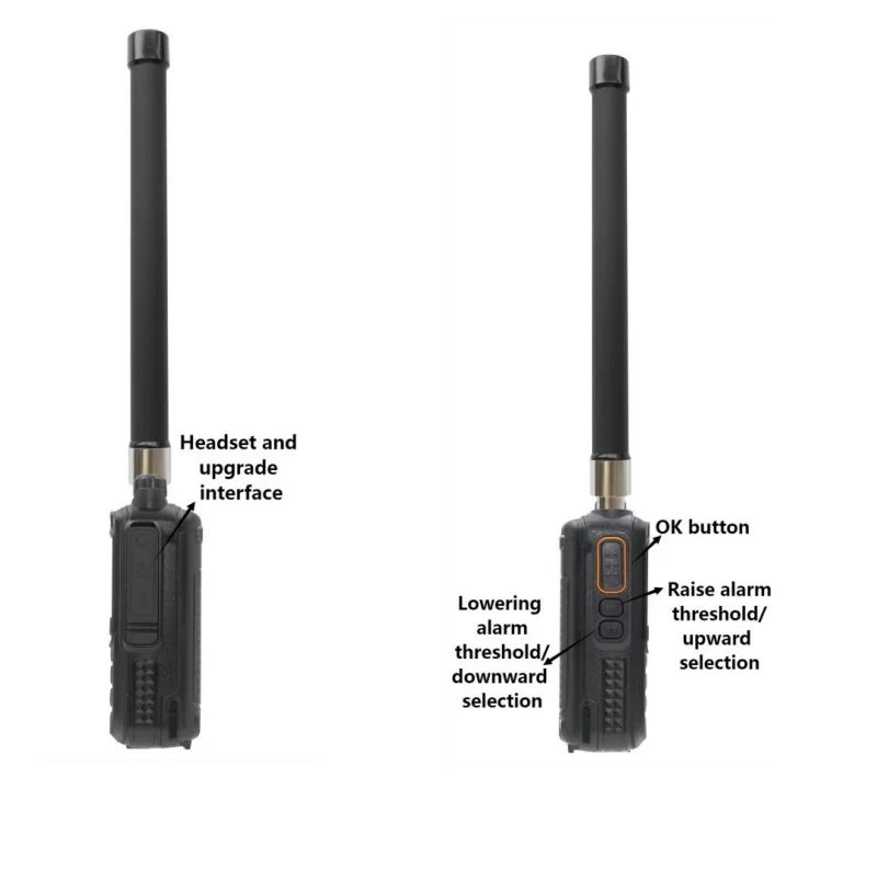 DW-DT-03 30M-6Ghz Portable Detector Waterproof Handheld FPV Security System Remote Control Accurate Detection Identity