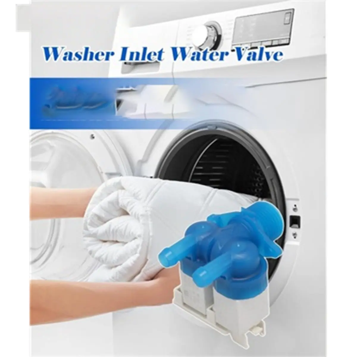 

(ABZD) W11688995 Клапан подачи воды для стиральных машин Whirlpool Maytag - Клапан холодной воды - Замена W11316256 W11036930