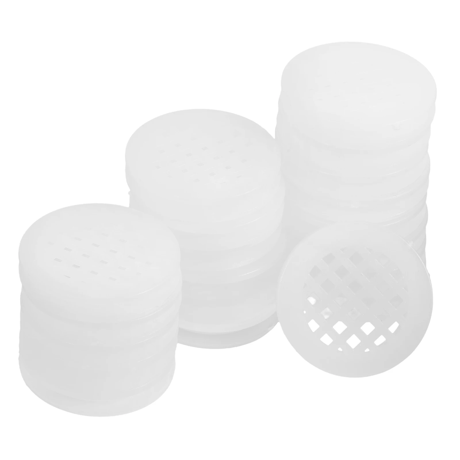 

20Pcs Round Air Vent Holes for Cabinet Furniture Hardware Vent Covers Breathable Design for Wardrobe Closet Kitchen Ventilation