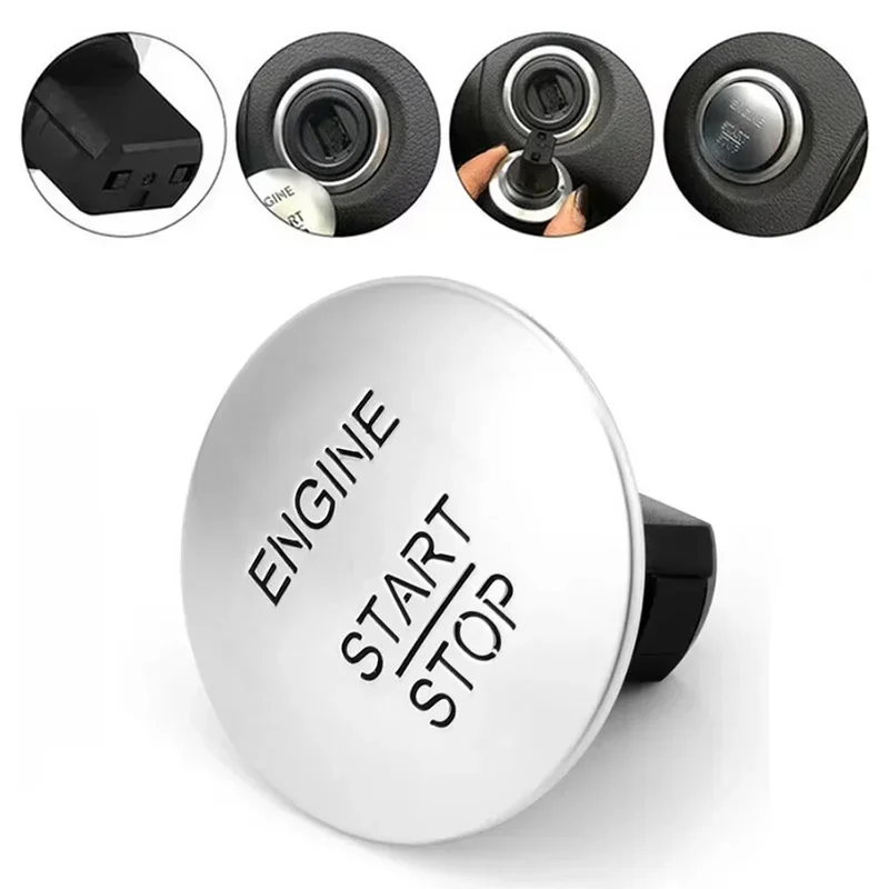 2215450714 Car Keyless One-button Start Stop Push Button Engine Ignition Switch For Mercedes-Benz CL550 Coupe CLS350 Sedan E350