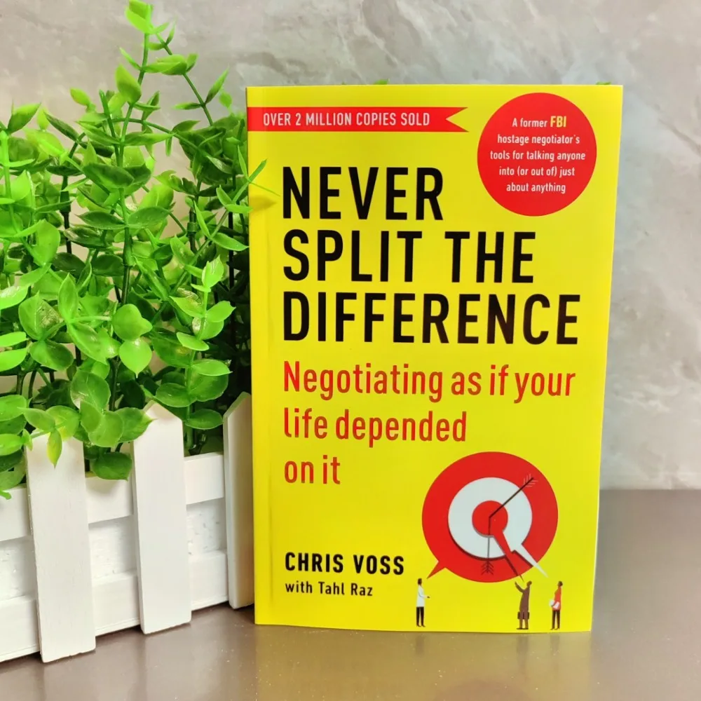 Split the Difference English Book Business Negotiation Communication Skill Self Help Non Fiction Personal Growth Reading Book