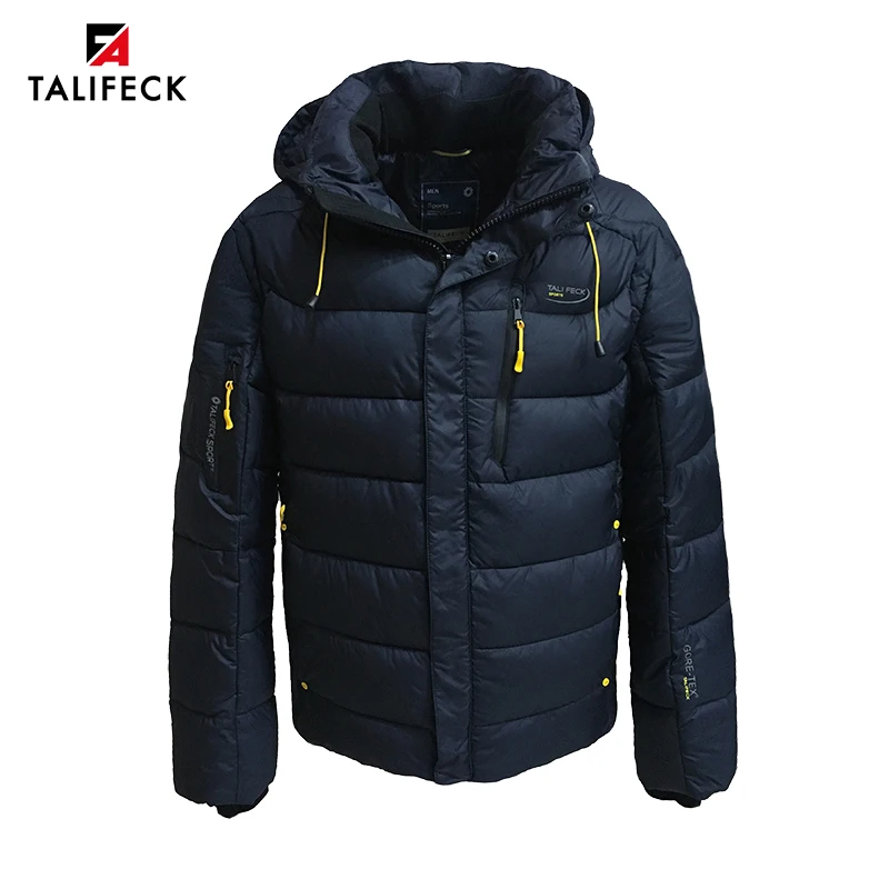 TALIFECK Men Winter Jacket Cotton Padded Jacket Parka Homme Quilted Coats High Quality Brand Winter Warm Coat Men Russian Size