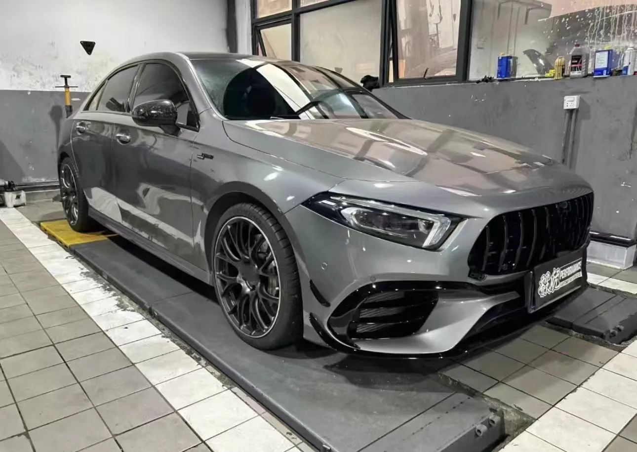 STLF Auto Parts Car Body Kit Upgrades the A45 S AMGs Style for Mercedess Benzs a Class W177 2019+ 4