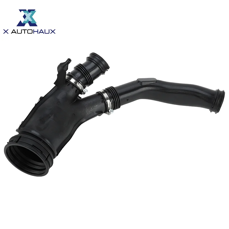 X Autohaux  Auto Car Intake Hose Compatible for BMW F01 7 Series 740i 2007-2012 Air Intake Hose Black No.13717582312