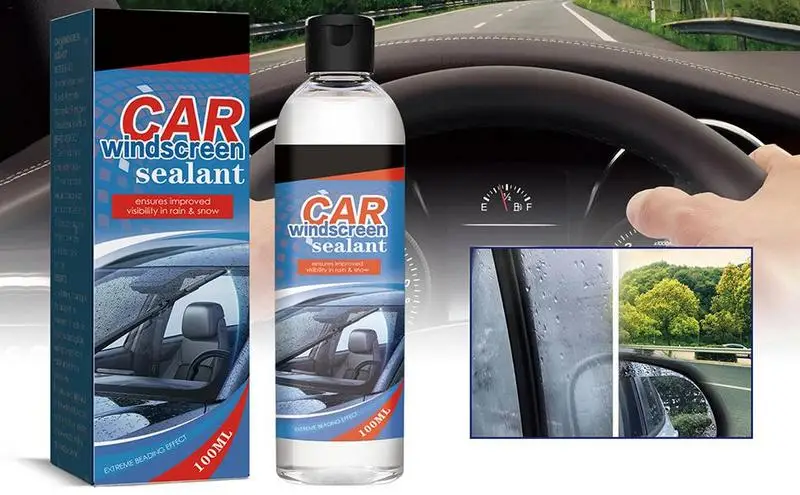 

Anti Fog Windshield Cleaner Car Rainproof Agent 100ml Spray Multifunctional Auto Rain Fog Remover Odorless Windshield Coating