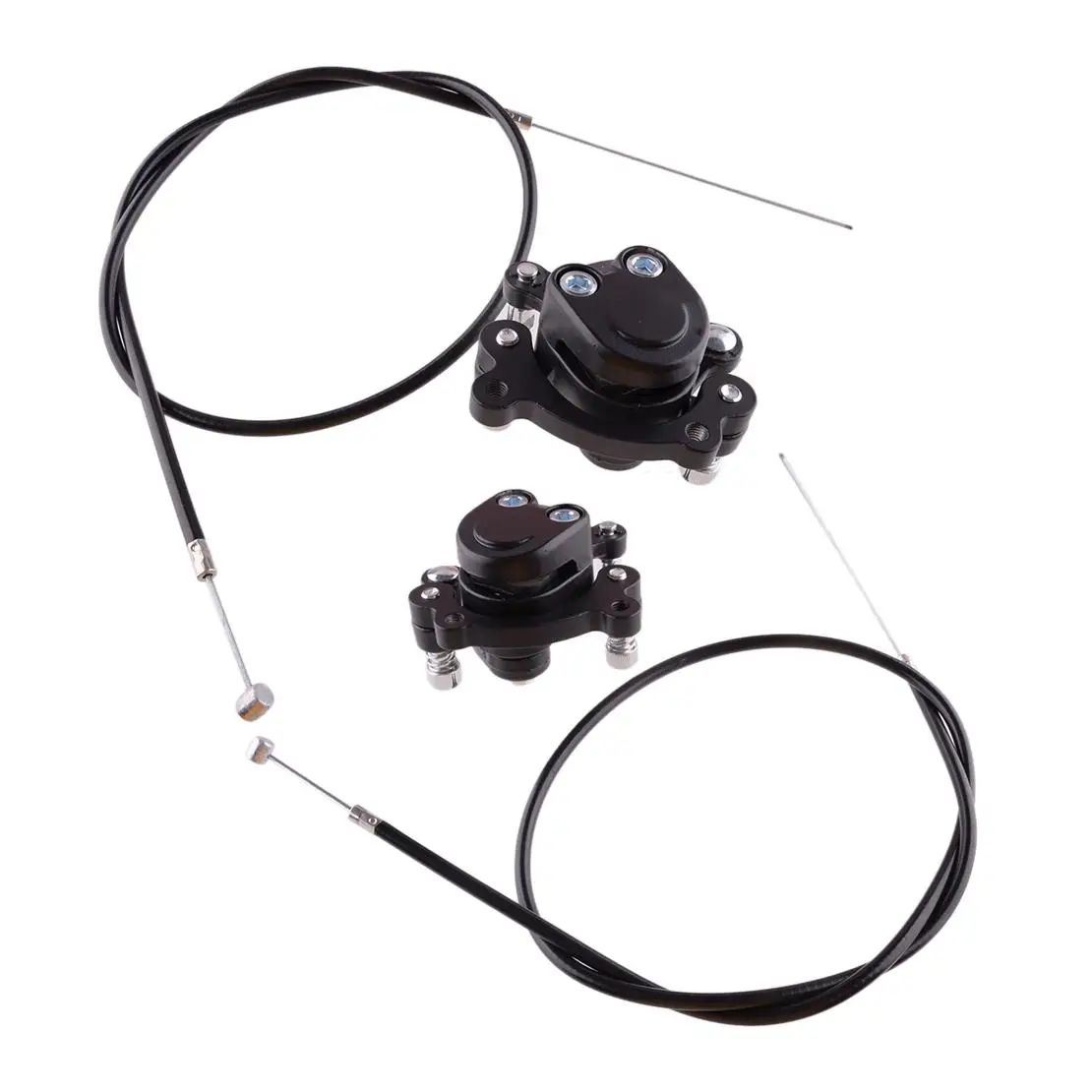 

Новый 1 пара мотоциклетных задних левых и правых кабелей тормозного суппорта, подходит для мини-велосипеда MBX10 MBX11 79cc