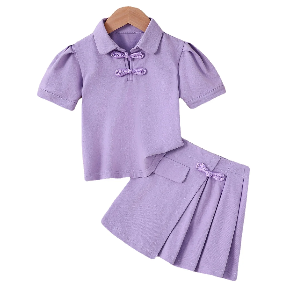 Fashion Girl Clothes Set T Shirt and Skirt Pleated Baby Girsl Suits Teenager Kids Clothing Children Outfits Plus Size Teen Cute