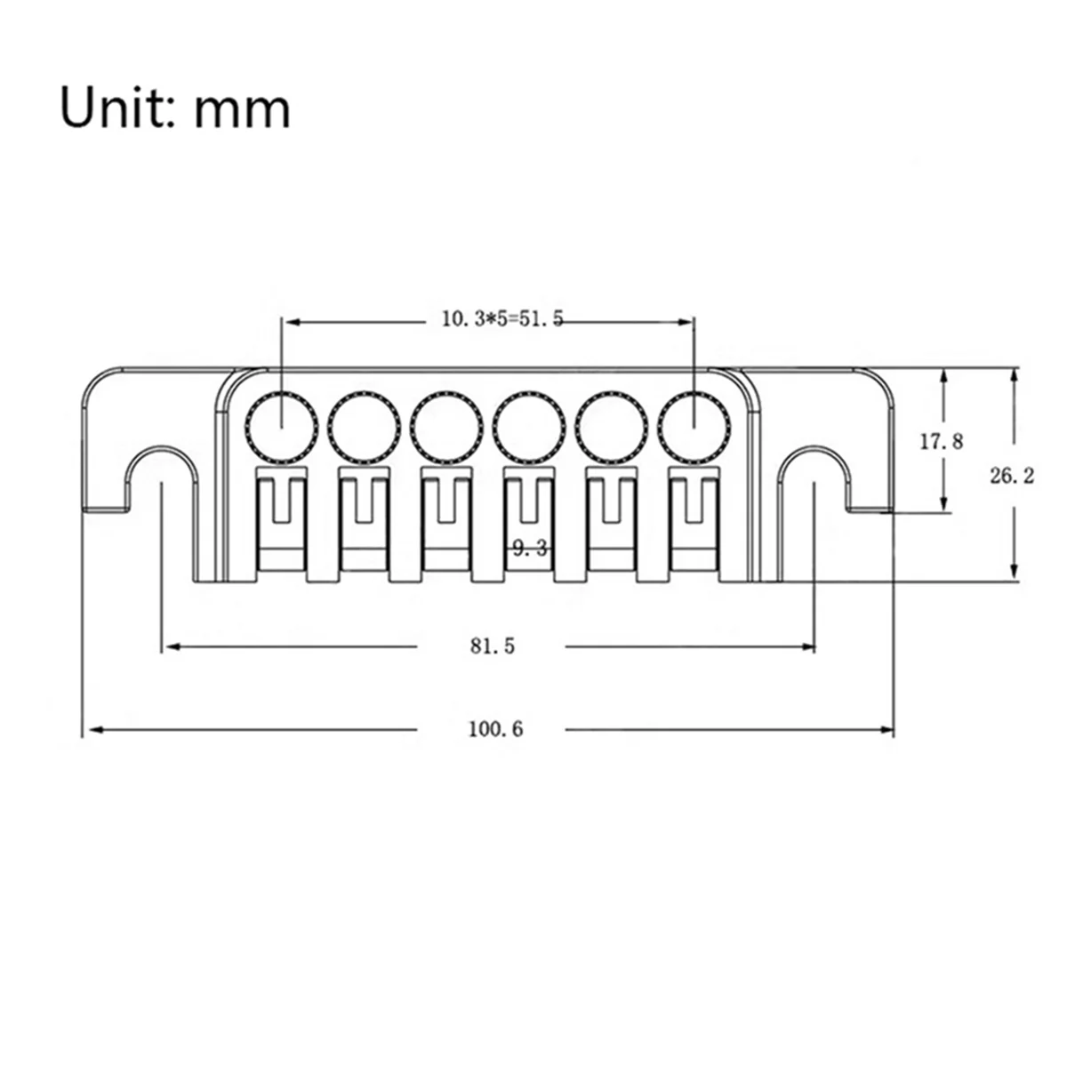 

!CLOS! LP Электрогитара TP-6 Мостовая рама Стопорный стержень 70S Мостовой хвостовик Струнный код LP/SG/ES/EPI, серебристый